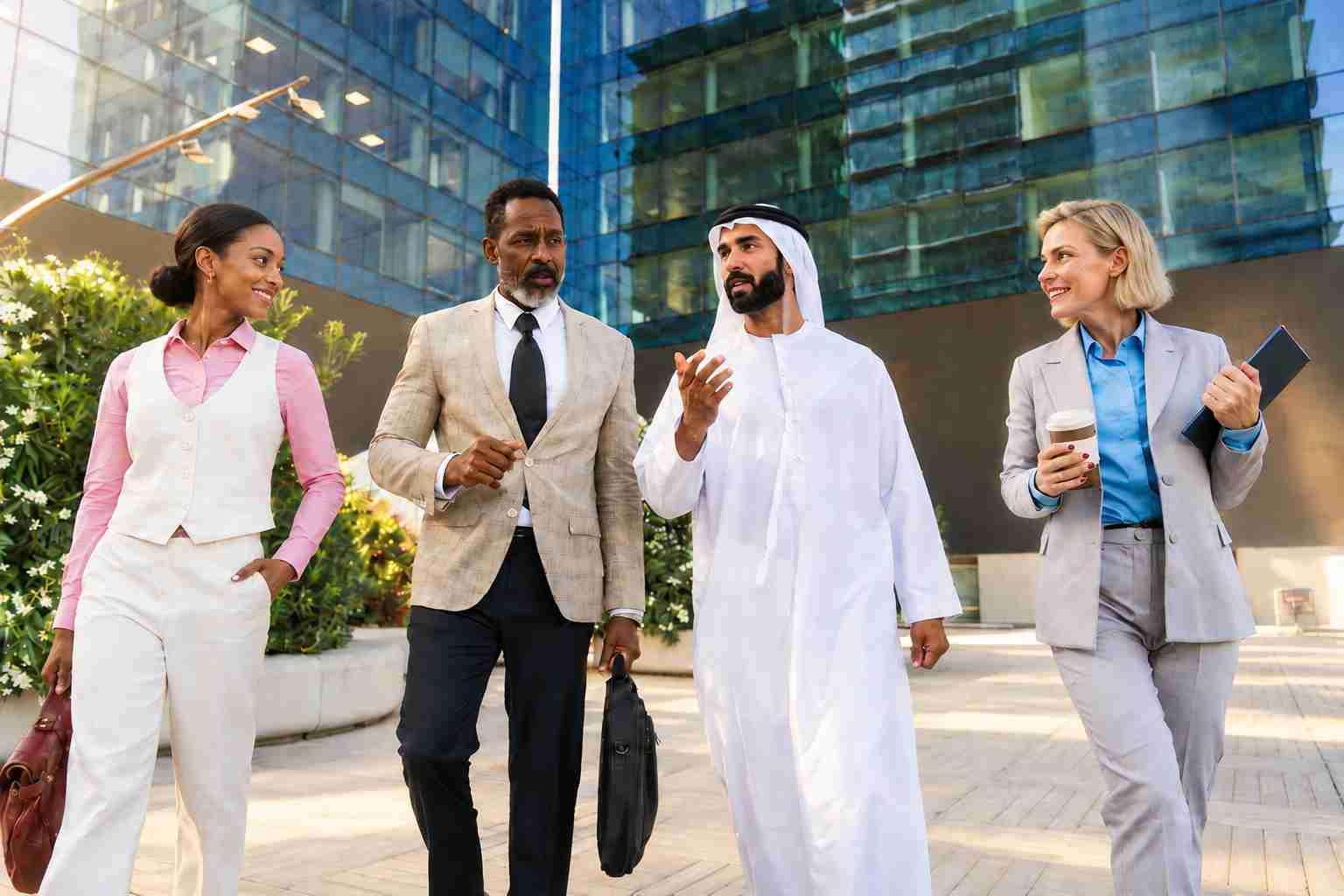 Jodoa professionals outside the office